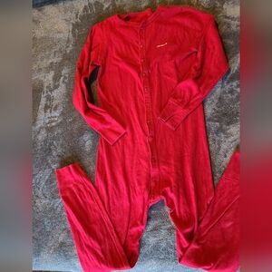 🔥 Carhartt Union Suit One-Piece | Red | Men’s Large